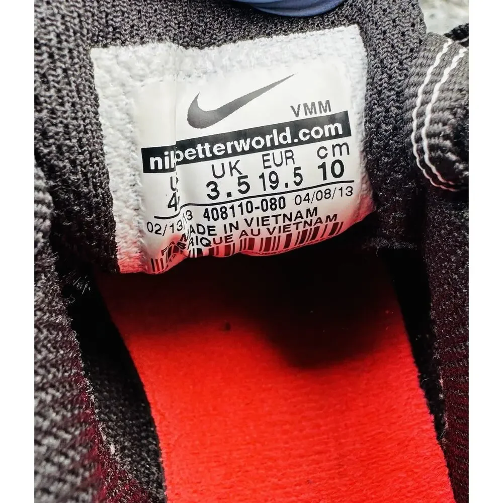 Nike Air Max 90 Toddler Sneaker US 4C Black Red Gray White